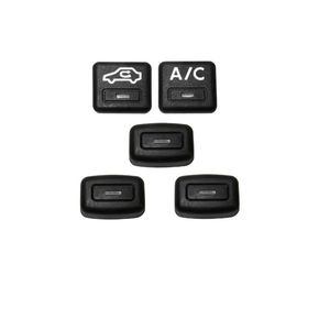 دکمه کلید کولر و شاسی تهویه خودرو مدل AC-CH5 مجموعه 5 عددی