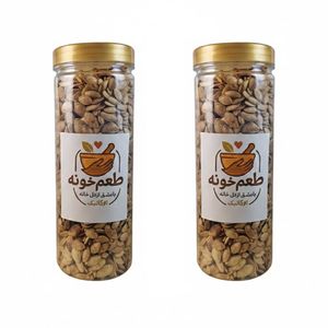 تخمه کدو گوشتی بوداده طعم خونه -700 گرم بسته دو عددی