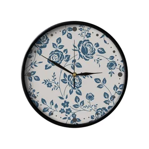 ساعت دیواری مدوپد طرح بوته رز مدل PAT00110
