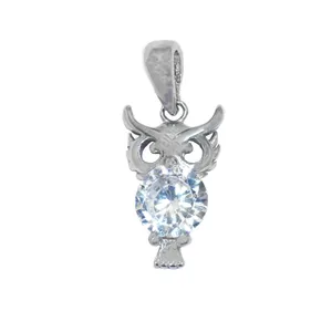 آویز گردنبند نقره زنانه مدل Owl-023