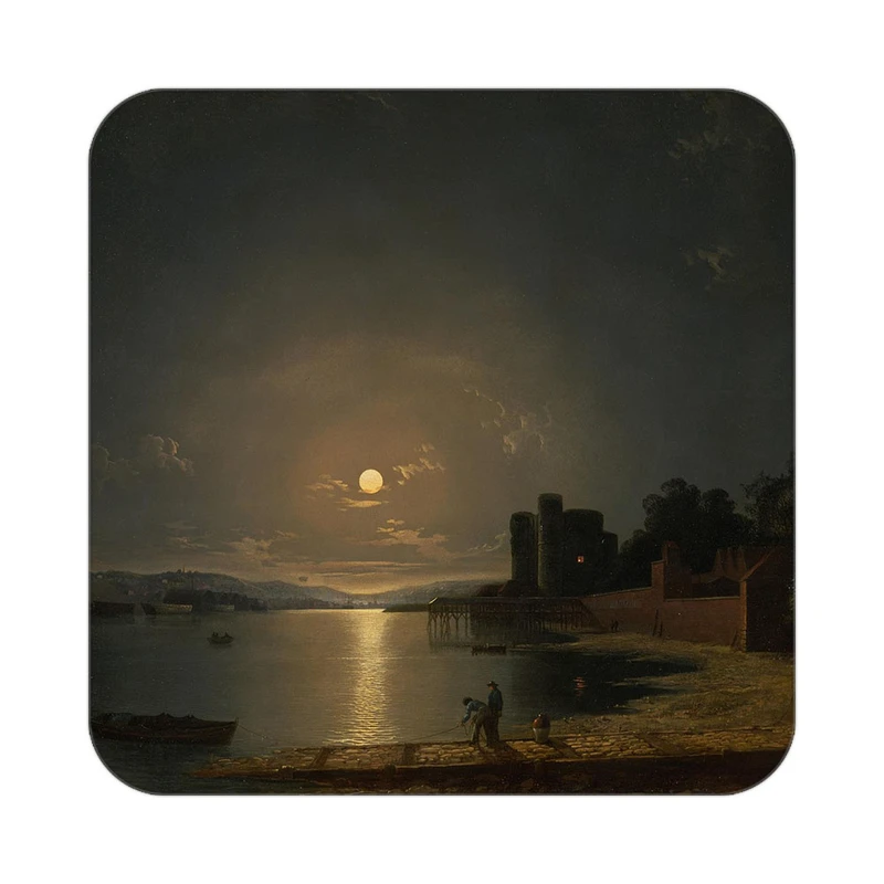 زیر لیوانی کاکتی طرح نقاشی رنگ روغن مدل mg10024