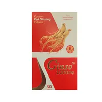 قرص رد جینسینگ 1000 میلی گرم جینسو بسته 30 عددی