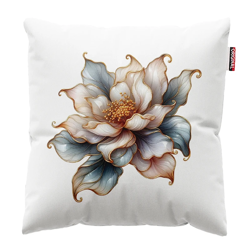 کوسن پاد آفرین مدل کلاسیک طرح گل کد PK402357 سایز 40*40 سانتی متر