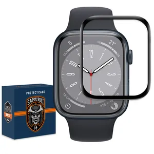 محافظ صفحه نمایش سامورایی مدل Sensai مناسب برای ساعت هوشمند اپل واچ سری 7 45 میلی متری