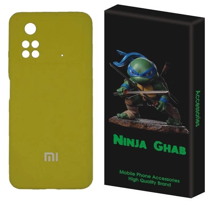 کاور نینجا قاب مدل سیلیکونی مناسب برای گوشی موبایل شیائومی Poco M4 Pro 4G