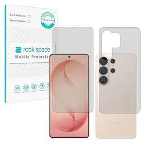 Rock space Hydrogel model Matte Screen Protector for Samsung Galaxy S26 Ultra mobile phone along with the back protector