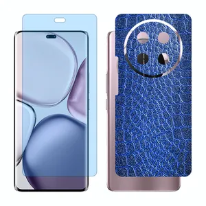 Glass Together model matte anti bluescreen protector suitable for Honor X9c mobile phone with back cover sticker