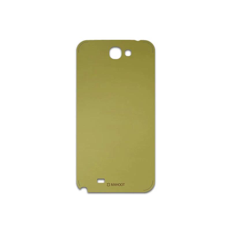برچسب پوششی ماهوت مدل Matte-Gold مناسب برای گوشی موبایل سامسونگ Galaxy Note 2