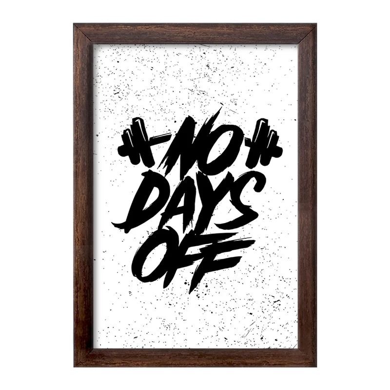 تابلو خندالو طرح No Days Off کد F1518