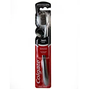 مسواک کلگیت مدل ذغالی با برس متوسط