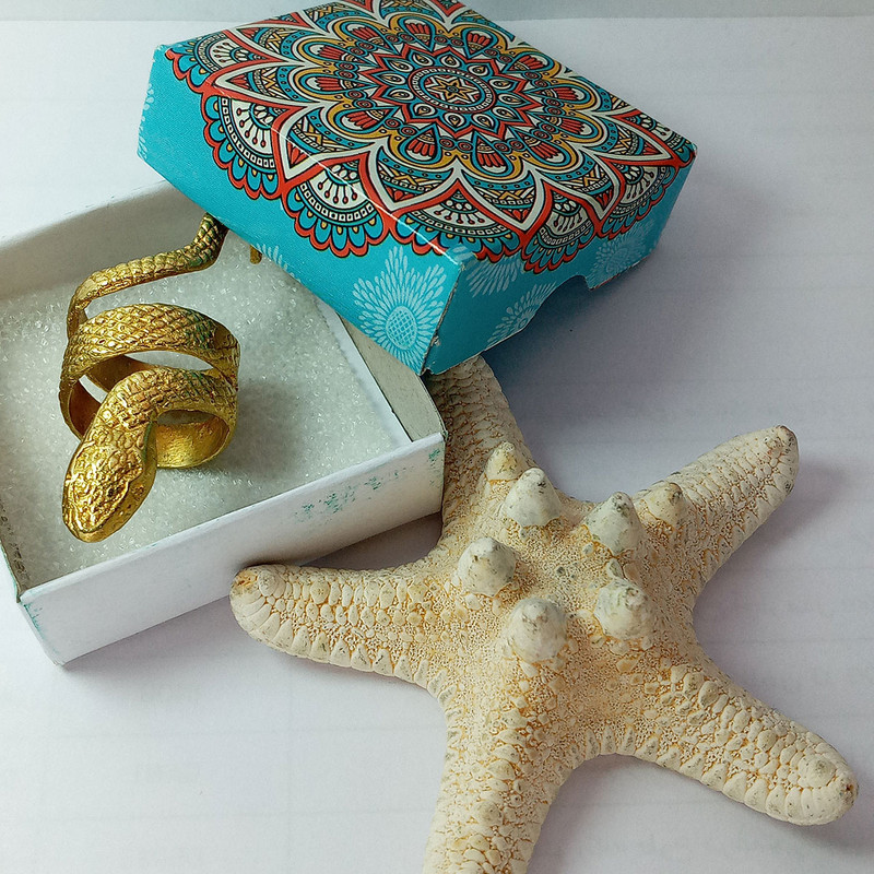 انگشتر زنانه مدل مار کد SN-BRG108