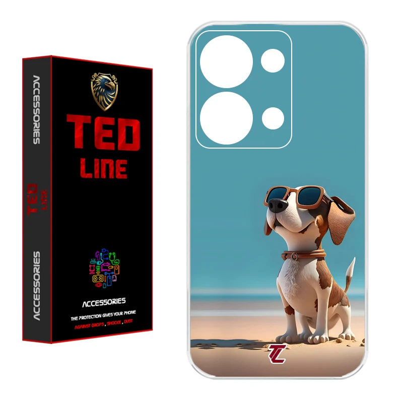 کاور تدلاین طرح سگ کد 1187 مناسب برای گوشی موبایل شیائومی Redmi Note 13 Pro 4G / Poco M6 Pro