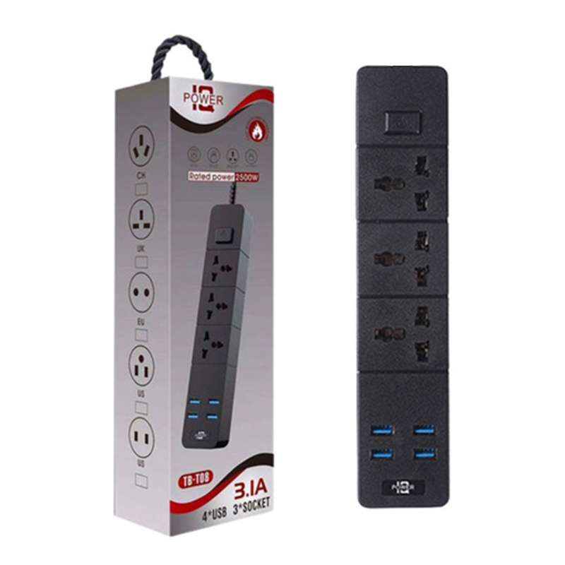 چندراهی برق مدل POWER SOCKET TB-T08 