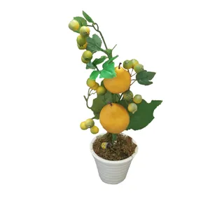 گلدان به همراه گل مصنوعی مدل گلابی کد 89