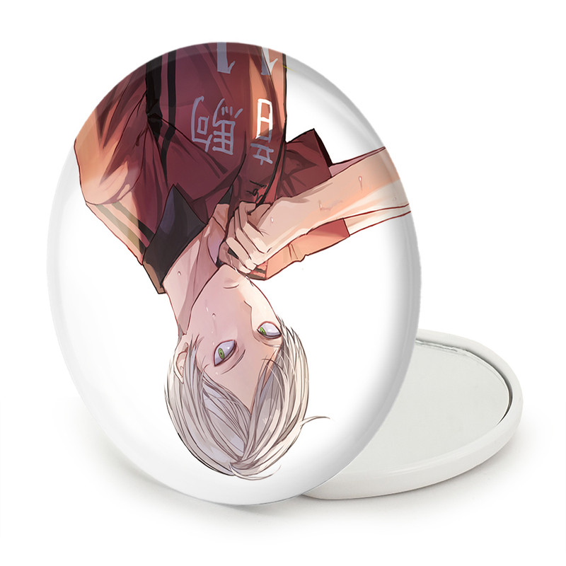 آینه جیبی خندالو طرح میا اوسامو انیمه هایکیو Haikyu مدل تاشو کد 17743