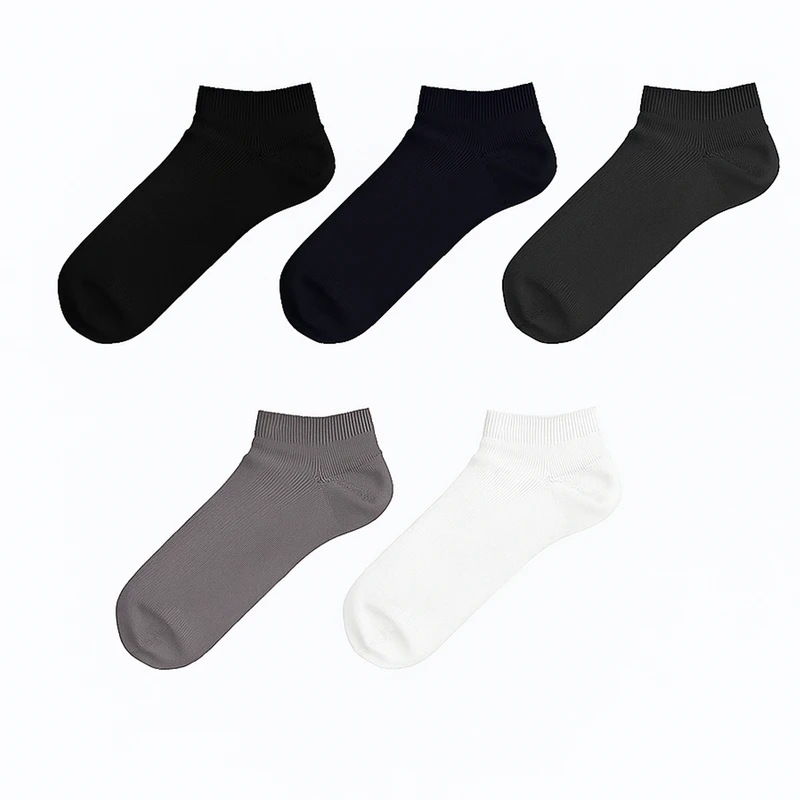 جوراب ساق کوتاه مردانه ال سی وایکیکی مدل s53281z8 مجموعه 5 عددی