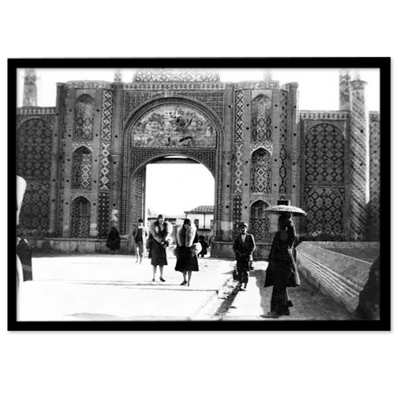 تابلو بکلیت طرح تاریخی تهران قدیم مدل B-14449