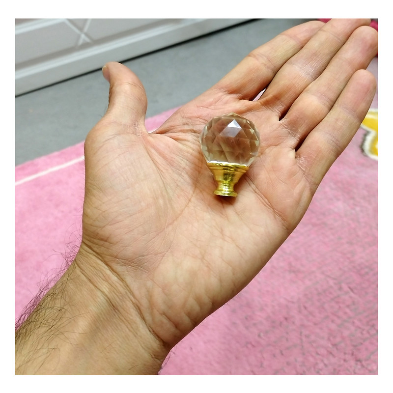 دستگیره کابینت و کمد مدل کریستالی کد BN500 بسته 2 عددی دستگیره کابینت و کمد مدل کریستالی کد BN500 بسته 2 عددی