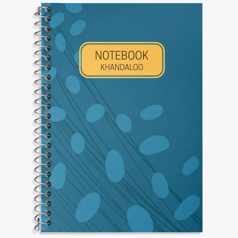 دفتر زبان 50 برگ خندالو مدل سه خط طرح فانتزی کد N674