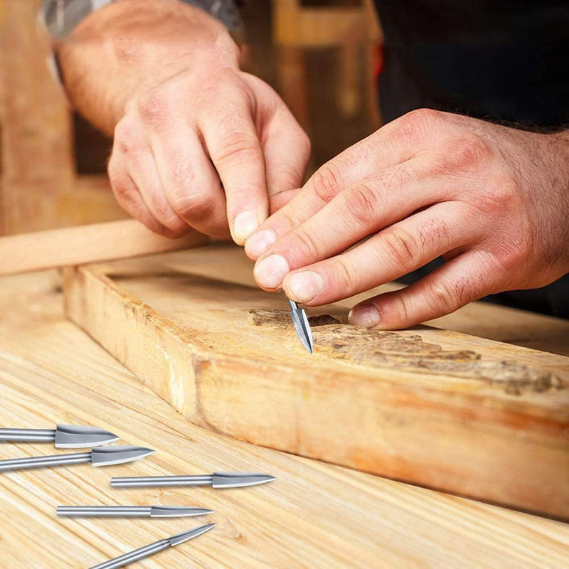 چوب ساب نیزه ای سه پر مدل jt-5 مجموعه 5 عددی