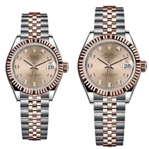 ست ساعت مچی عقربه ای زنانه و مردانه مدل Datejustset.2rose