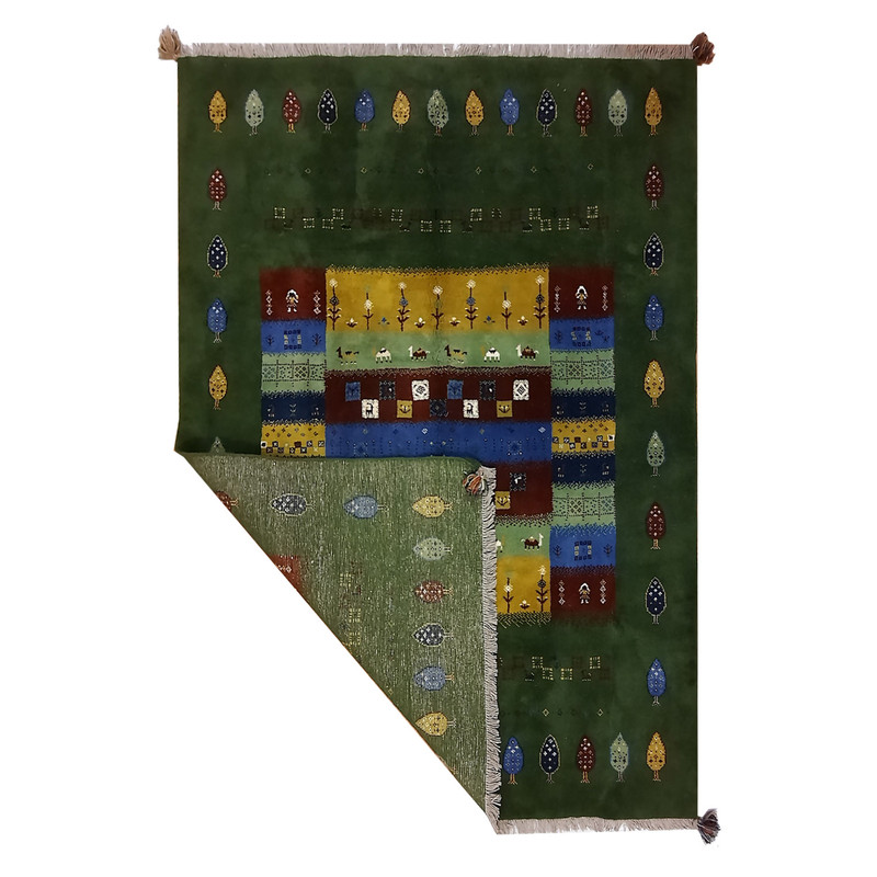 گبه دستبافت سه متری کد NKP.G.C.1/18