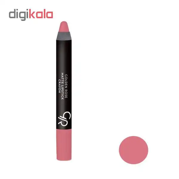 رژلب مدادی گلدن رز مدل Crayon شماره 12