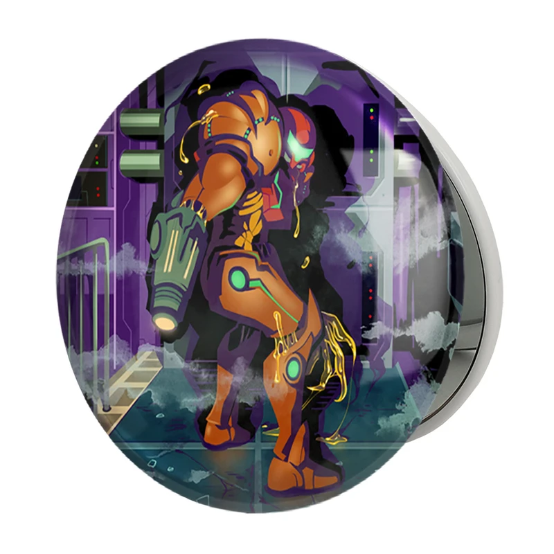 آینه جیبی خندالو طرح بازی متروید (Metroid) مدل تاشو کد 35647