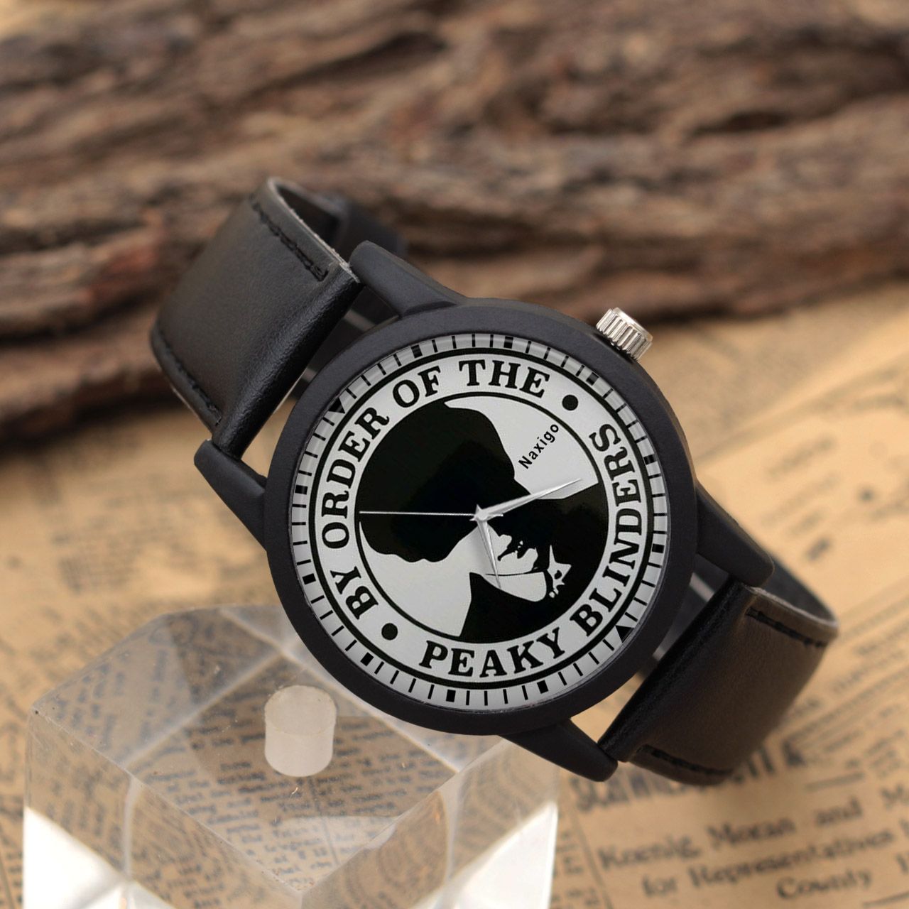 ساعت مچی عقربه ای ناکسیگو طرح پیکی بلایندرز کد LF4222 -  - 4