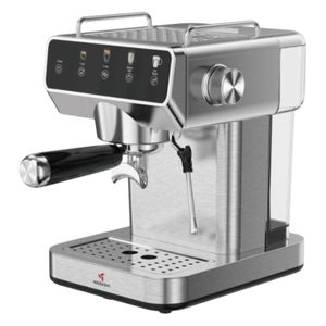 اسپرسوساز مباشی مدل ME-ECM2113، مناسب تهیه اسپرسو، دارای 1 عدد نازل قهوه، سیستم گرم کردن فنجان