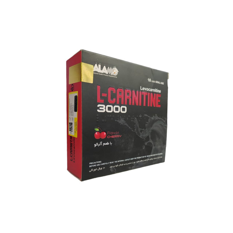 ویال خوراکی ال کارنیتین 3000 آلامو بسته 10 عددی ویال خوراکی ال کارنیتین 3000 آلامو بسته 10 عددی