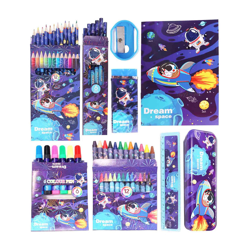 بسته رنگآمیزی مدل فضانورد مجموعه 9 عددی