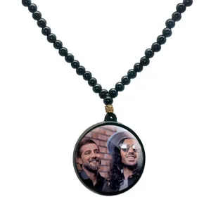 گردنبند پرمانه طرح ماکان بند کد pmd.8616 مدل دو طرفه