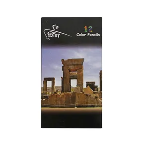 مداد رنگی 12 رنگ بیست طرح تخت جمشید کد 32