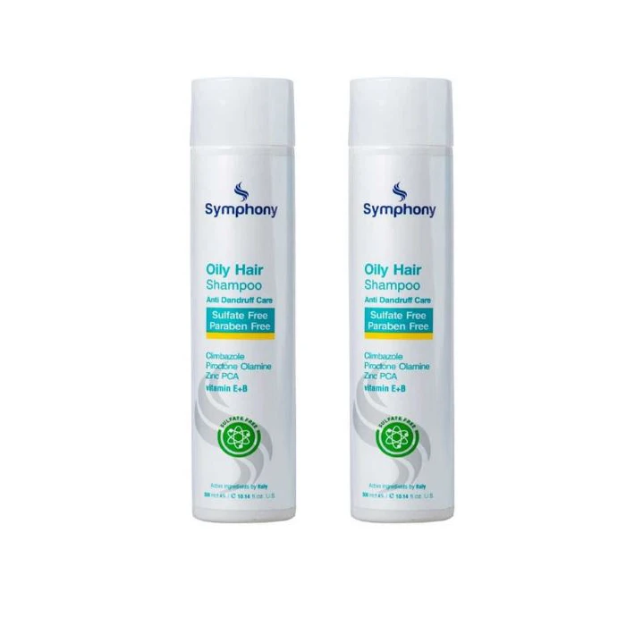 شامپو مو ضد چربی سیمفونی مدل 02 حجم 300 میلی لیتر مجموعه 2 عددی