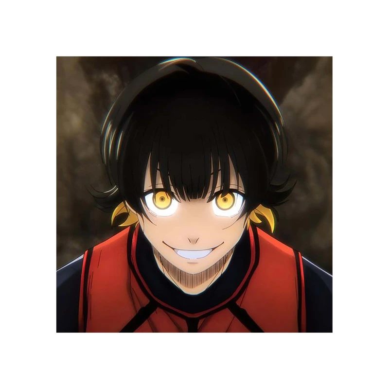 استیکر لپ تاپ و موبایل مدل انیمه طرح بلو لاک مگورو باچیرا blue lock Meguru Bachira کد 1458