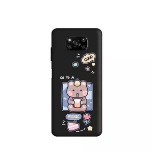 کاور طرح خرس شکمو کد m3010 مناسب برای گوشی موبایل شیائومی Poco X3 