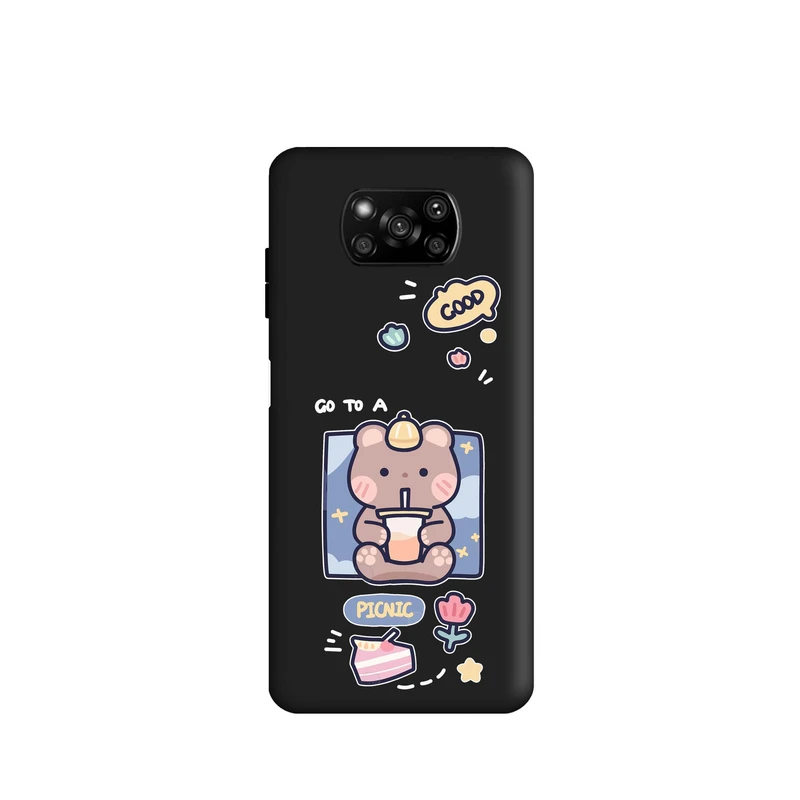 کاور طرح خرس شکمو کد m2930 مناسب برای گوشی موبایل شیائومی Poco X3 / Poco X3 Pro