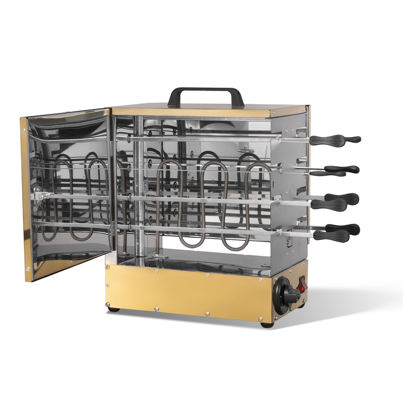 کباب‌پز برقی آرتاسان مدل خانگی استیل ۸ سیخ