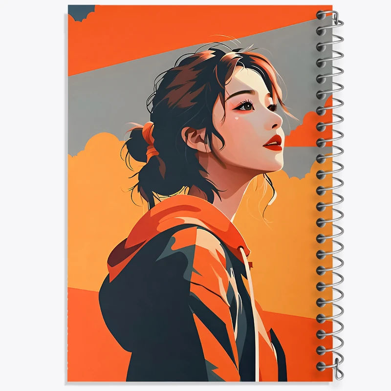 دفتر مشق 100 برگ خندالو طرح دخترانه کد F8054