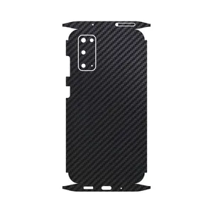 MAHOOT Black-Carbon-Fiber-FullSkin Cover Sticker for Samsung Galaxy S20