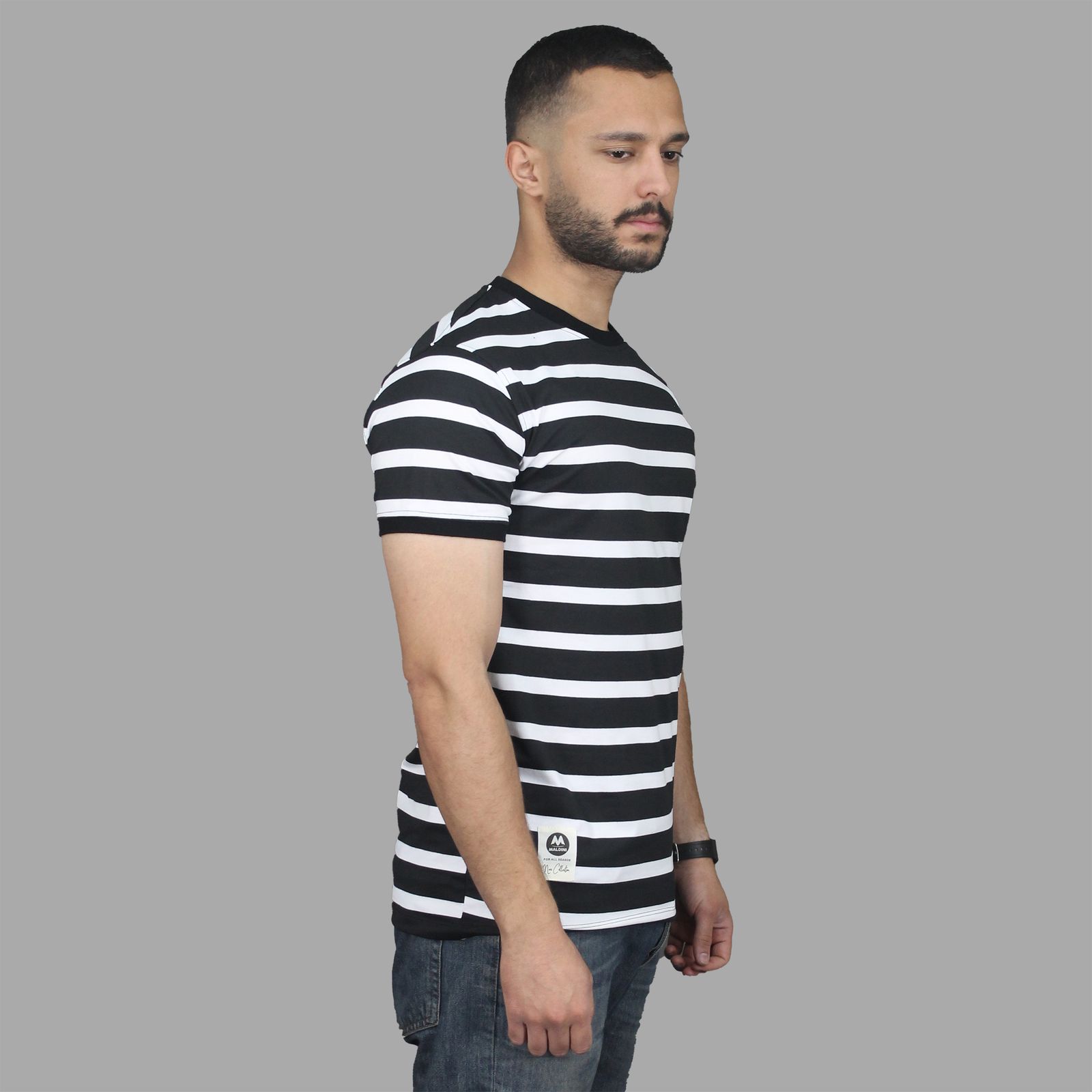 تی شرت آستین کوتاه مردانه مالدینی مدل t-495 -  - 2