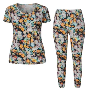 ست تی‌شرت آستین کوتاه و شلوار راحتی زنانه مدل آدخت کد 20