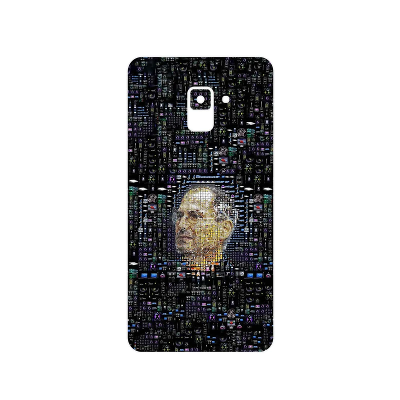 برچسب پوششی ماهوت مدل 2 Collage of Steve Jobs مناسب برای گوشی موبایل سامسونگ Galaxy A8 Plus 2018