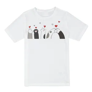 تی شرت آستین کوتاه دخترانه مدل cute کد 31 رنگ سفید