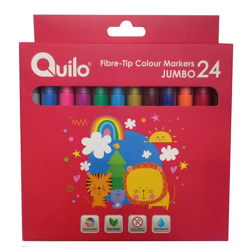 مازیک رنگ آمیزی 24 رنگ کوییلو مدل جامبو کد 54074