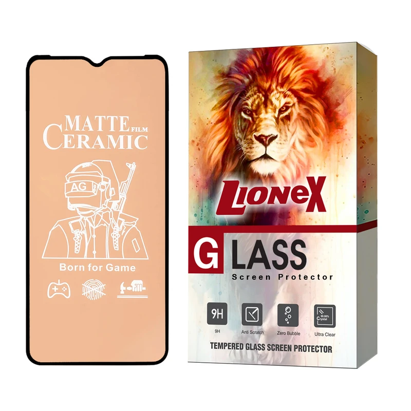 محافظ صفحه نمایش سرامیکی مات لایونکس مدل CERAMICL مناسب برای گوشی موبایل سامسونگ Galaxy A32 5G / M32 5G / F12 / F13 / F02s /F23 5G