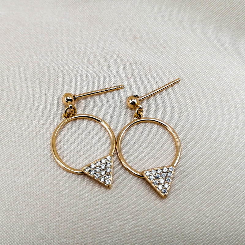 گوشواره دخترانه ژوپینگ کد 109X50 گوشواره دخترانه ژوپینگ کد 109X50