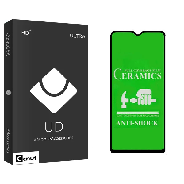 محافظ صفحه نمایش سرامیکی کوکونات مدل UD Black مناسب برای گوشی موبایل شیائومی Redmi 9AT