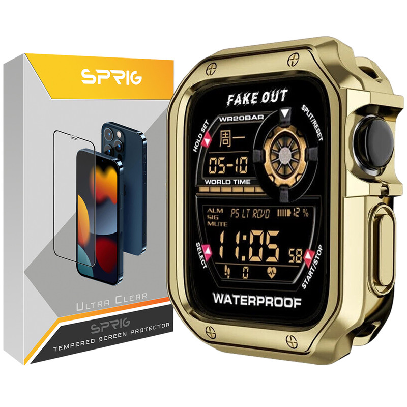 کاور اسپریگ مدل JELSP مناسب برای اپل واچ Series SE 2023 Aluminum Case 44mm